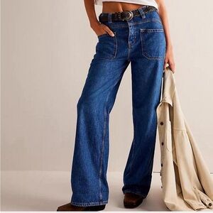 Free People Palmer Jeans in Tunnel Vision